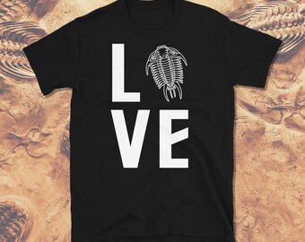 Trilobite Lover Shirt, Fossil Hunter Shirt, Paleontology Shirt, Paleontologist, Trilobite Gift, Rockhound Shirt, Short-Sleeve Unisex T-Shirt