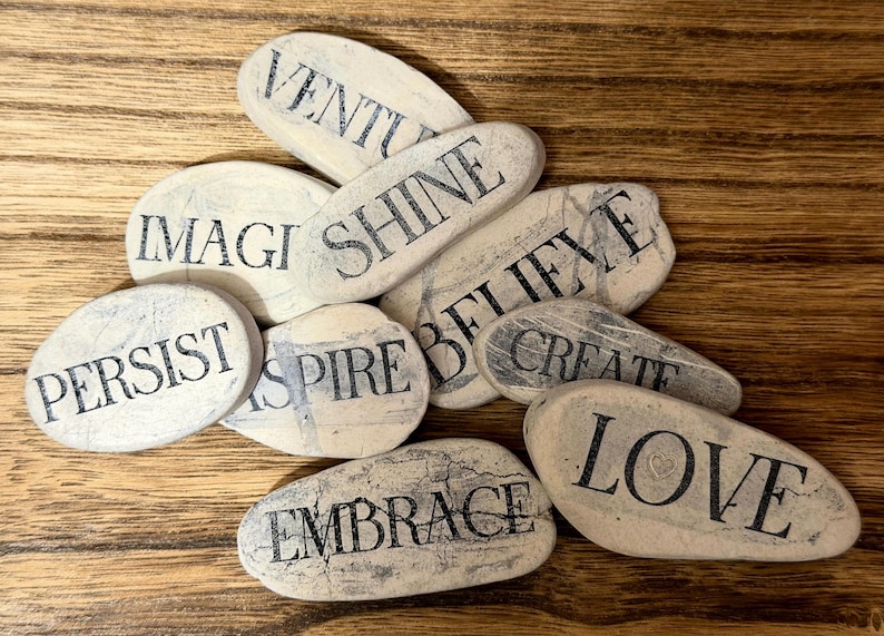 Inspirational Rocks: Artistry in Stone - Etsy
