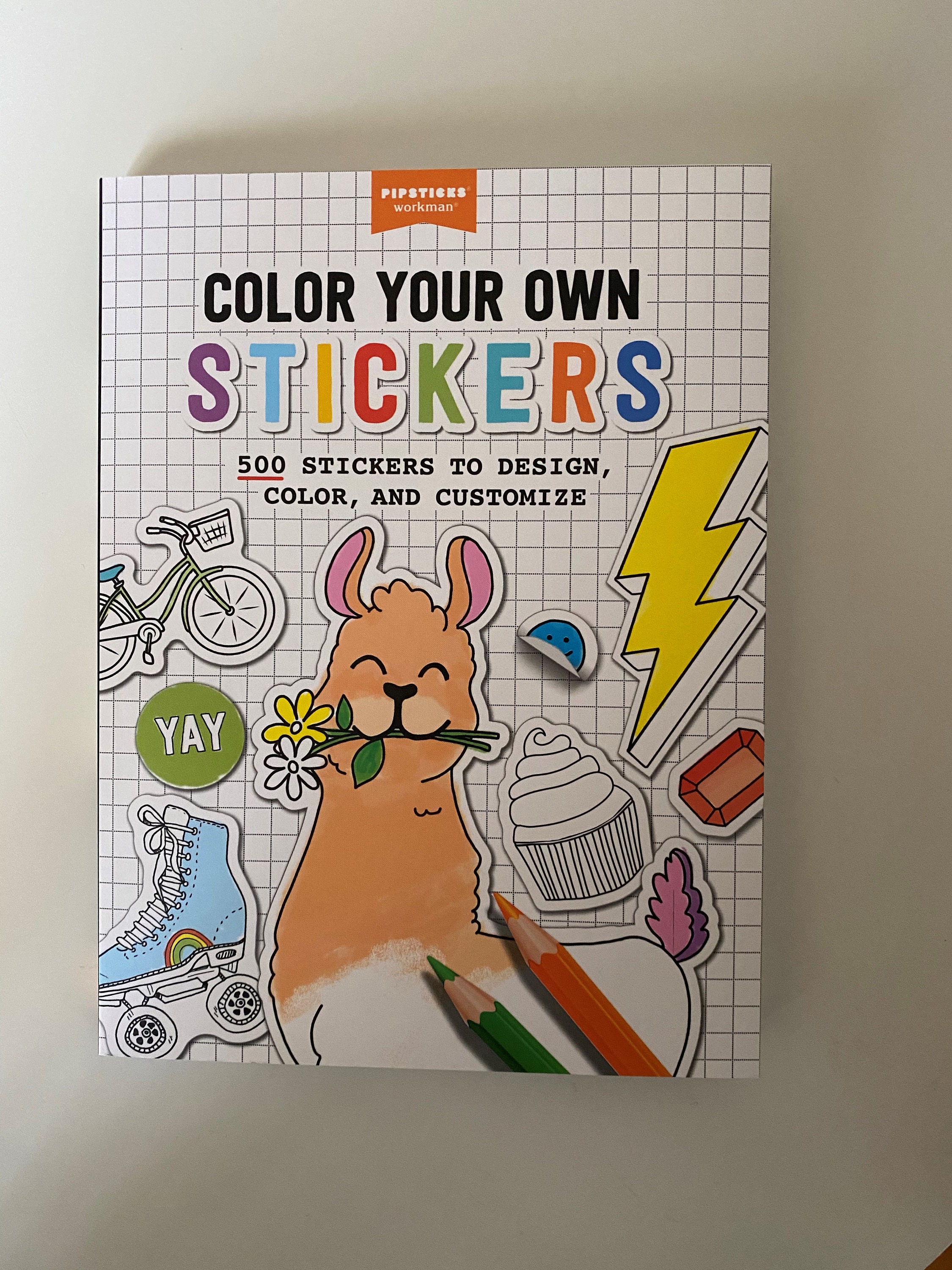 Color Your Own Stickers 500 Stickers to Design 