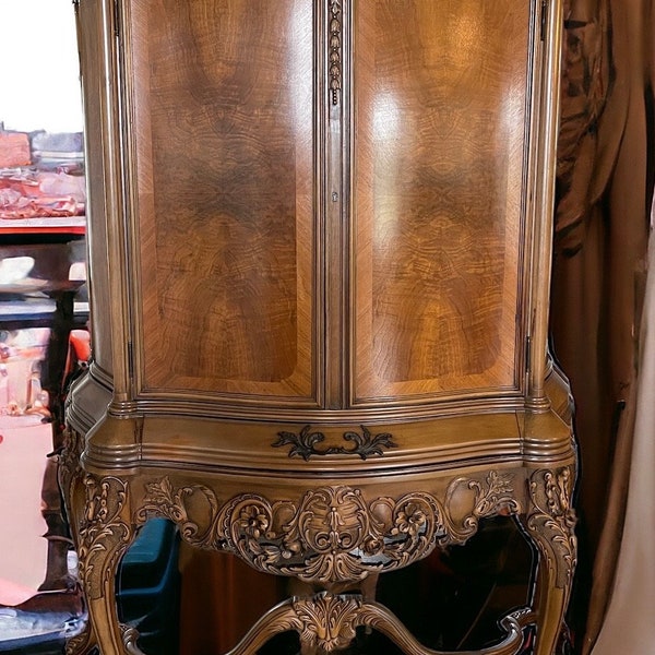 Antique Walnut Cabinet FREE SHIPPING