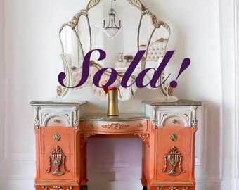 Vintage Vanity SOLD - EXAMPLE ONLY