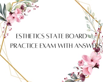 ohio state board esthetician practice test