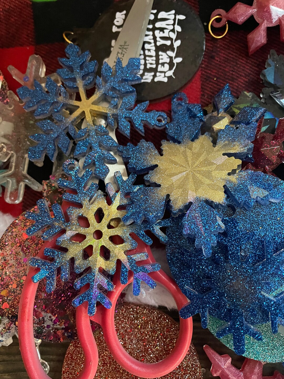 Holographic Christmas Decorations 