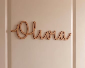 Custom Bedroom Door Sign | Personalized Name | Wooden Nursery & Kids Room Sign