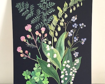 Lily of the valley A4 print