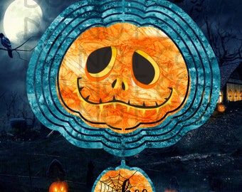 Pumpkin wind spinner Halloween digital design, wind spinner, Halloween digital download, Halloween wind spinner, pumpkin wind spinner