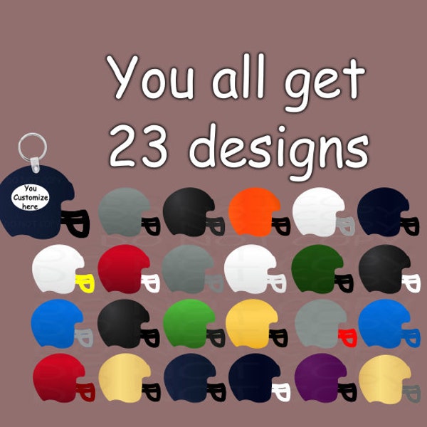 23 Football helmet digitals for 32 teams, Instant download, sublimation helmet, football helmet digital, football design, football digital