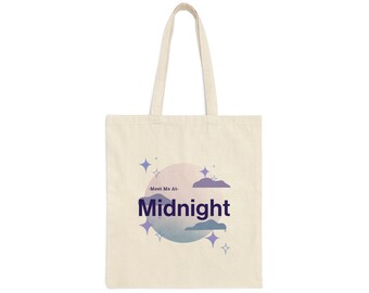 Meet Me At Midnight | Cotton Canvas Tote Bag