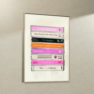 Music Albums Stack Print, Retro Neighbourhood Print Set, Aesthetic Vintage Music Poster, Album Cover Art, Instant Digital Download Pack PNG