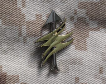 Marine Recon Sniper Jack Badge Pin Jump Dive Sniper Airborne Skull
