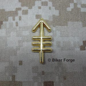 Schwerer Maschinenschütze Kartensymbol Abzeichen MOS 0331 Eurer Armee Anstecknadel
