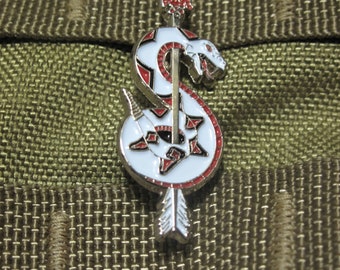 Army Sniper Snake Badge Pin