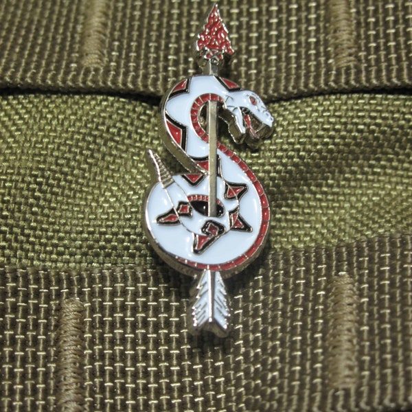 Army Sniper Snake Badge Pin