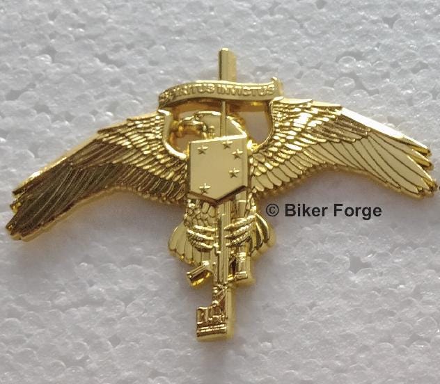 MARSOC Sniper Badge Raider Pin MOS 0372 MASC Advanced Sniper Course ...
