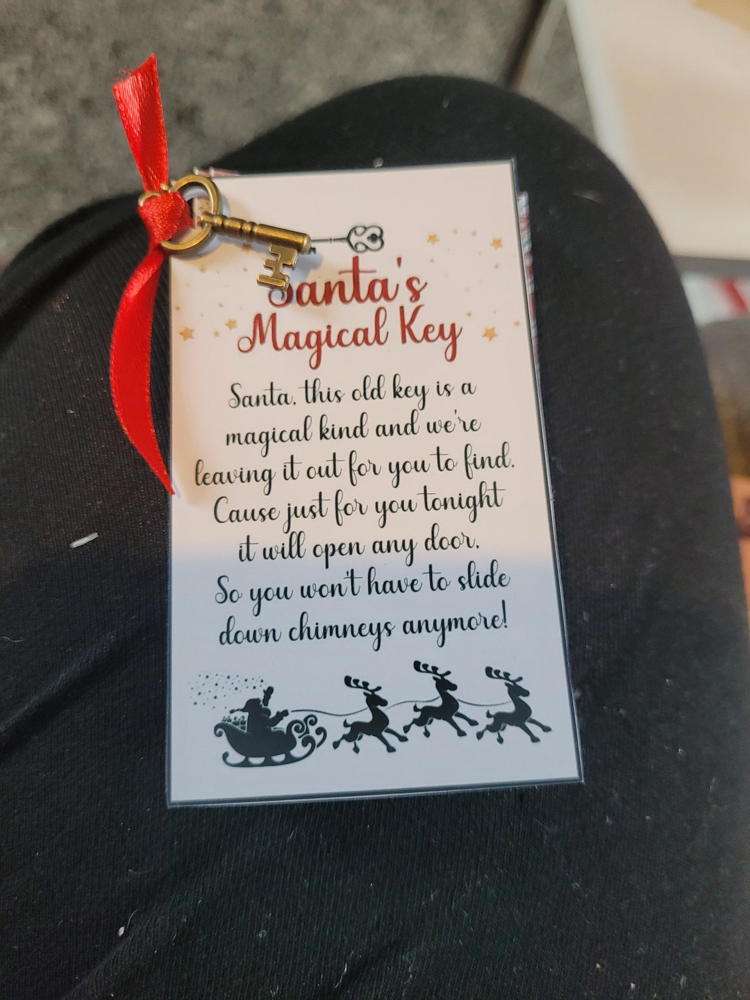 Magic Santa Key for Christmas Eve Box Etsy