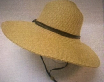 Ladies straw sun hat