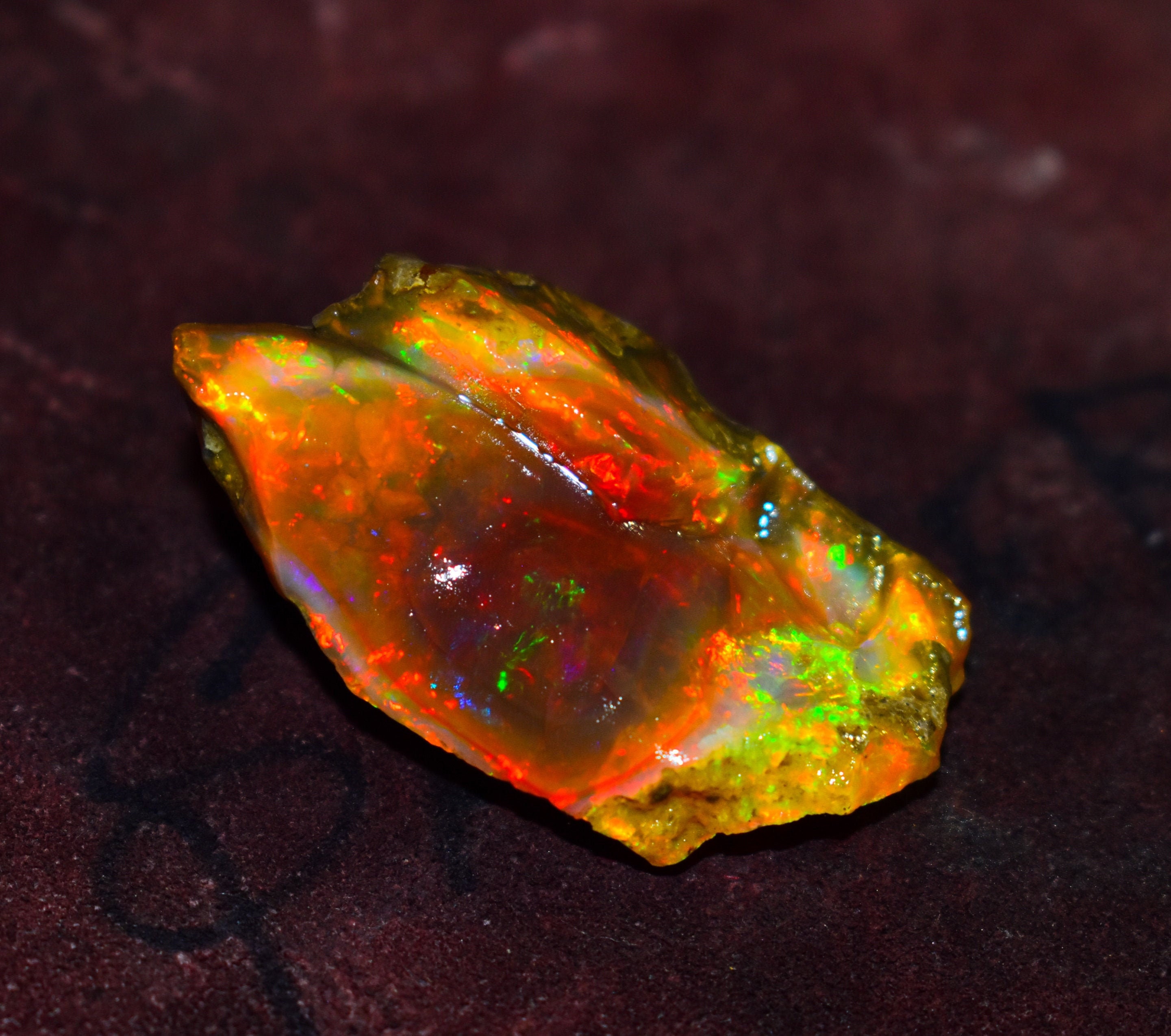 89.70 Carat Ethiopian Opal Rough 48X23 MM Large Size Welo Opal Etsy