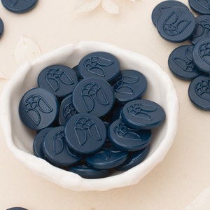 Navy Blue Sealing Wax Beads (50 Pack)