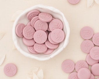 Dusty Rose Sealing Wax Beads (50 Pack)