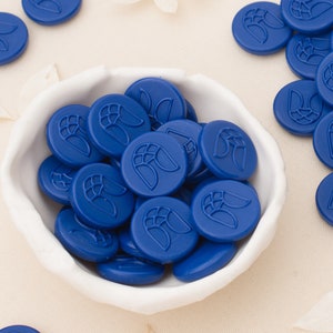 Royal Blue Sealing Wax Beads (50 Pack)