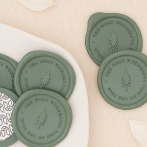 Winter Tree Wax Seals - Holiday Envelope Seals (10 Pack)