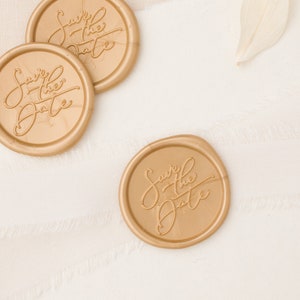 Cachets de cire « Save The Date » - Paquet de 10
