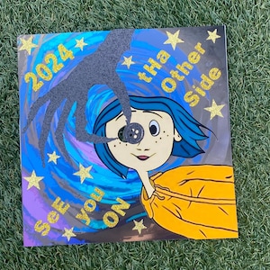 Custom Graduation Cap - Personalized with Your Design - Class of 2025 - Class of 2026 - Flower Graduation Cap Design - Handmade Grad Cap