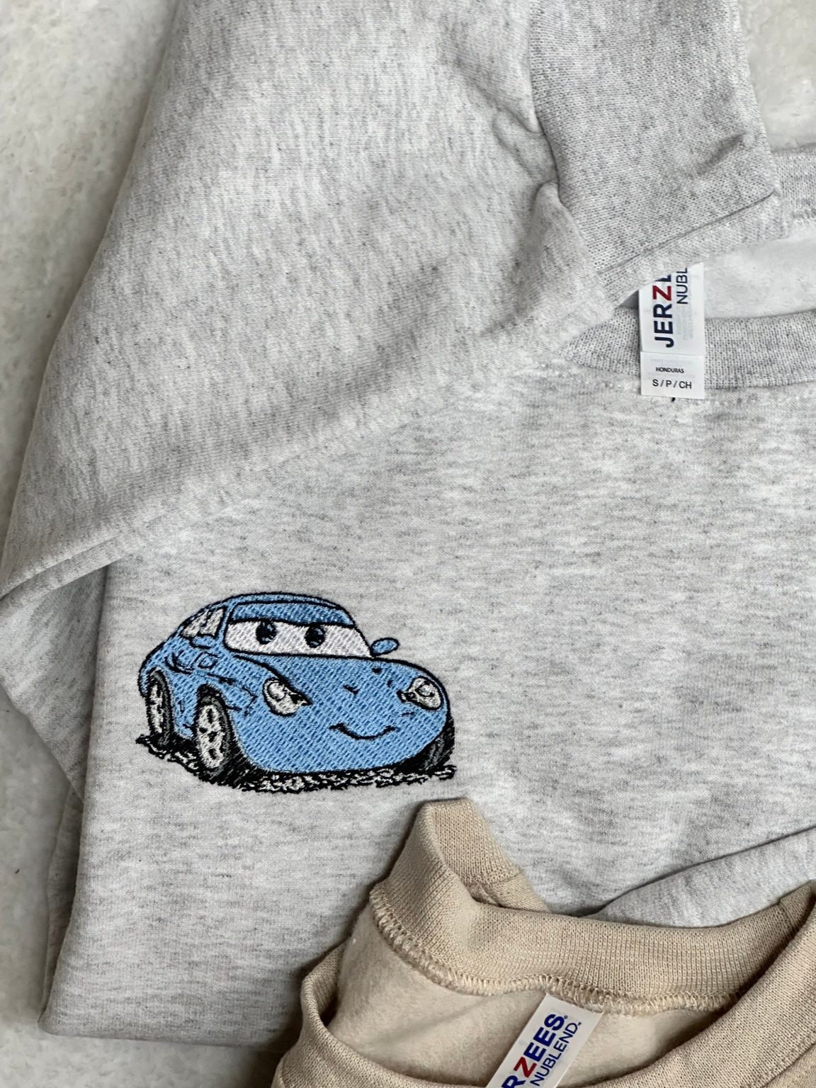 Sudadera Cars Personajes de la película Suéter con capucha bordado