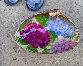Pink Hydrangea Clam