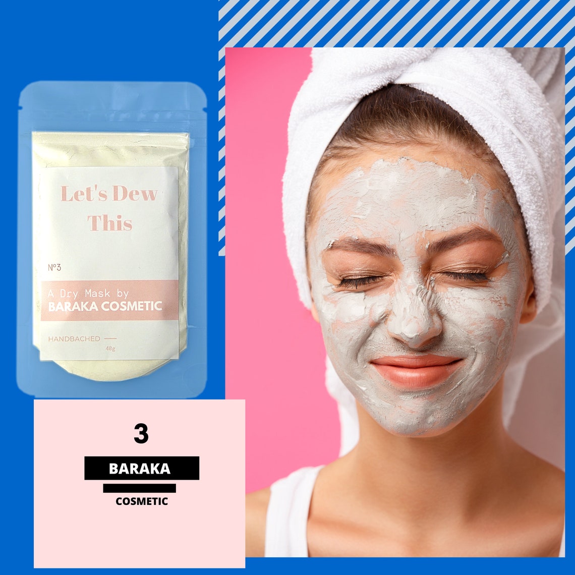 Clay Mask for Acne Natural Facial Mask Organic Facial Mask Exfoliating