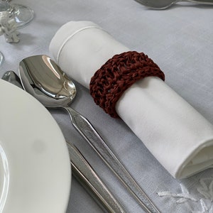 Raffia Serviettenring, Papiergarn Serviettenring, Natürlicher Raffia Serviettenhalter, Raffia Ring, Speiseaccessoire