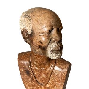 African Shona Stone Carving Elder