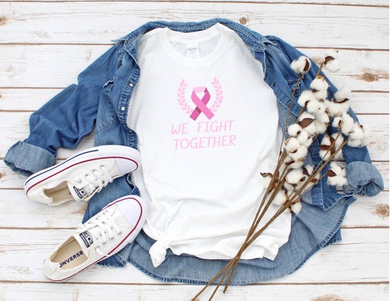 PAIDAXING Top da donna T-shirt stampata cancro al seno