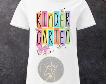 Back to school tshirt for teachers, Teacher appreciation shirt, Educator tee, Grade Pre-k, Kindergarten, first, second, third, fourth, fifth