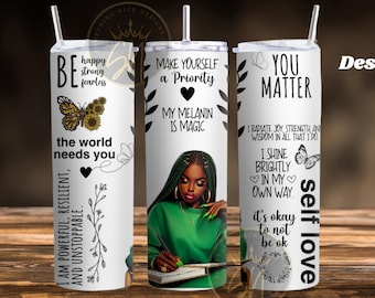 Positive affirmations 20oz Skinny Tumbler, Personalized tumbler for educator, Proverbs woman tumbler, Gift for her, Eastern Star