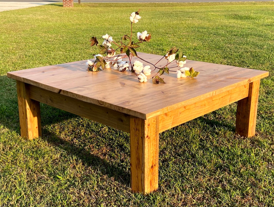 Rustic White Cedar Coffee Table Etsy