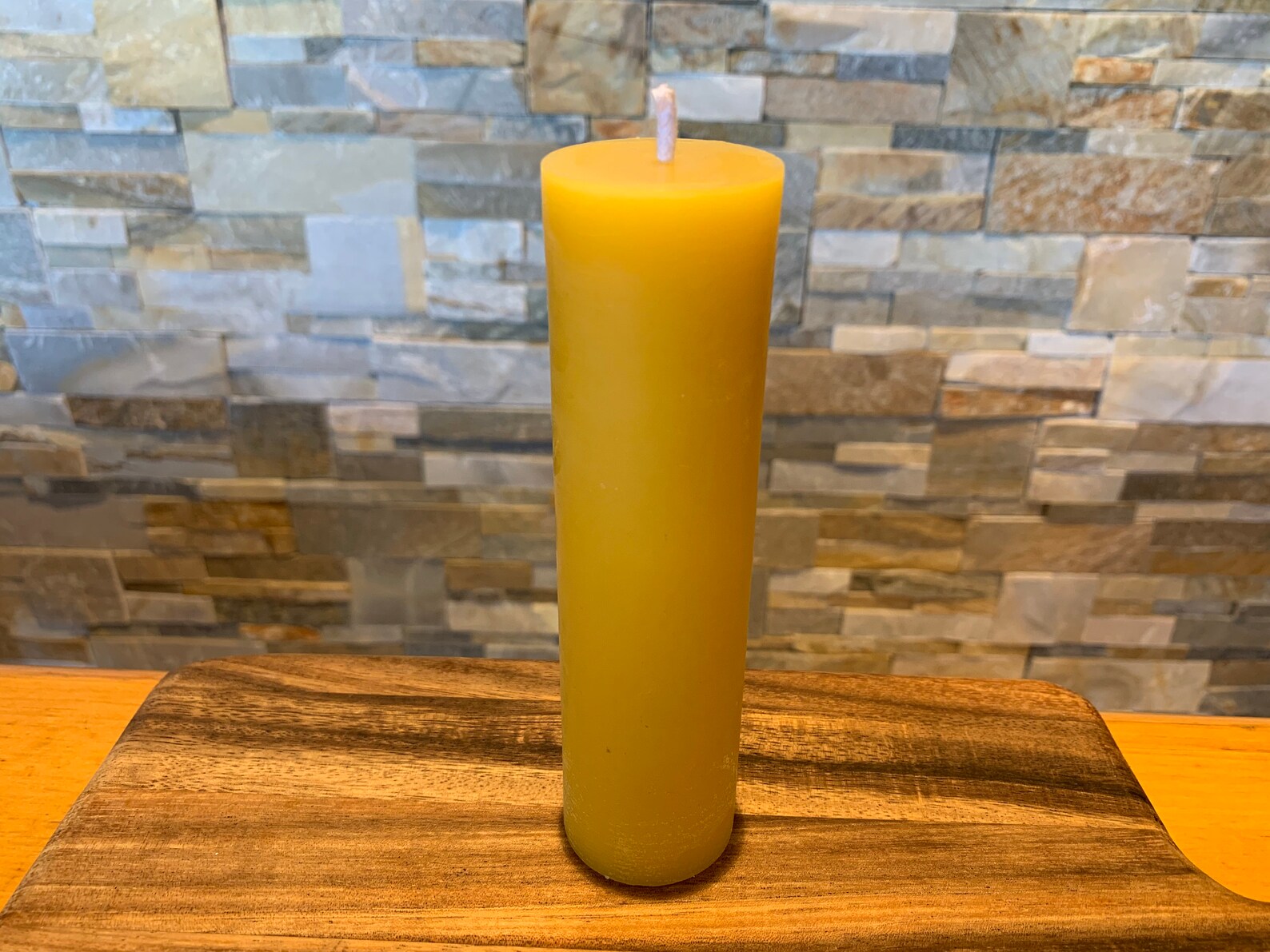 Beeswax Pillar Candle Handmade With Australian Beeswax Etsy
