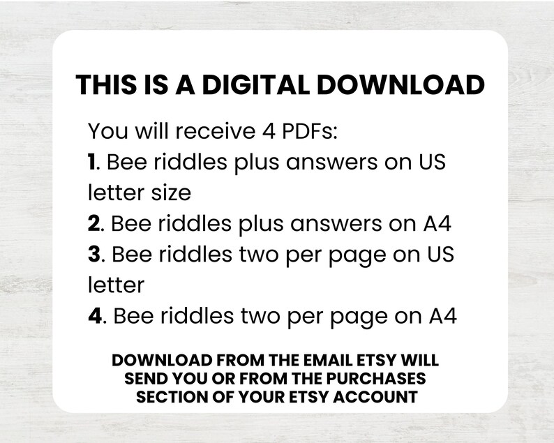 Bee Riddles Game, Printable Honeybee Game for Kids and Adults, Bee Day ...