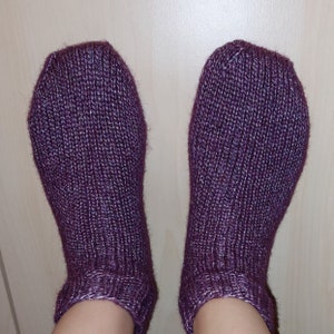 Soft purple socks - Österreich Etsy