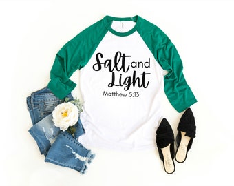 Salt and Light SVG | Bible Verse | Matthew | Christian Quote | Religious Apparel | SVG Cut Files | Instant Download