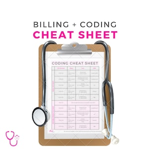 Nurse Practitioner coding and billing cheat sheet! E/M documentation and coding tips | clinical clipboard quick reference |download & print!
