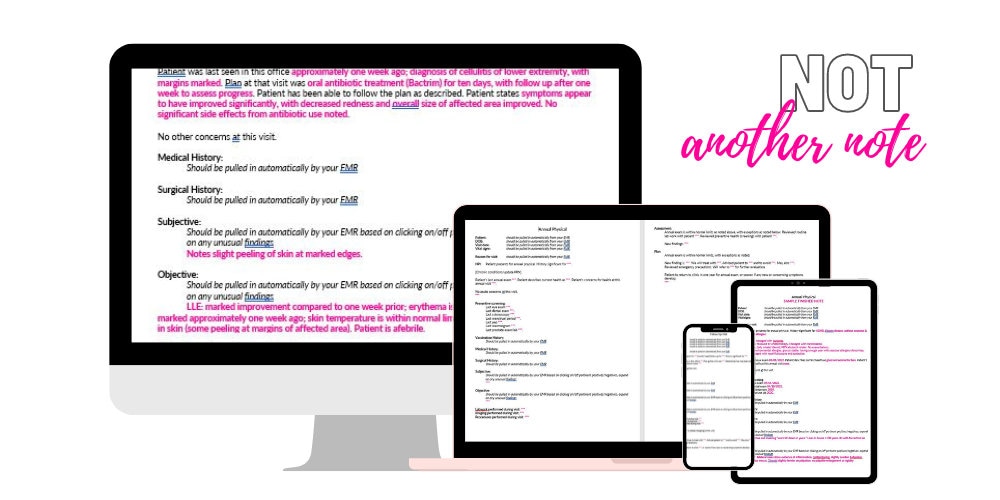 Nurse Practitioner | NOT Another Note - Charting Templates for Primary ...