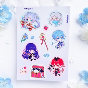Frieren - Vinyl Sticker Sheet - Waterproof