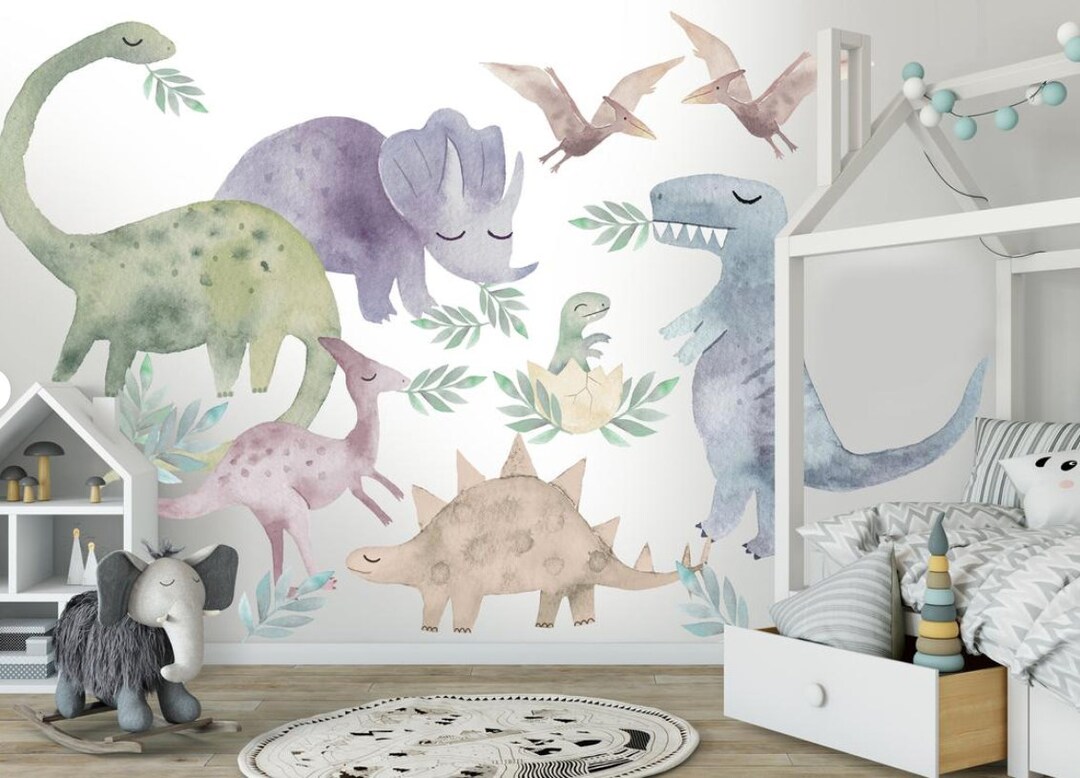 LARGE Dinosaur Decal Dinosaur Nursery Wall Sticker Dino Wall Decal
