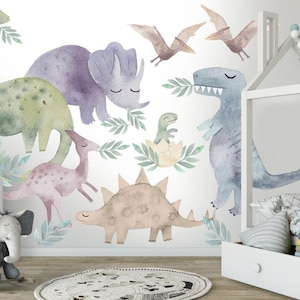 LARGE Dinosaur Decal | Dinosaur Nursery Wall Sticker | Dino Wall Decal | Dinosaur Nursery Wall Sticker | Children Kids Bedroom Decal