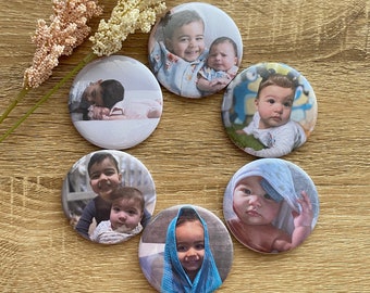 Personalized Photo Fridge Magnets: Father's Day Keepsake