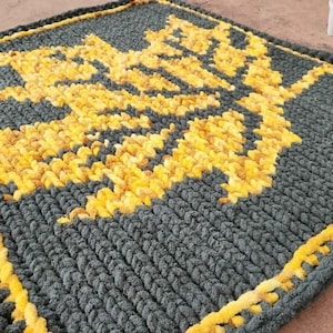 Maple Leaf Digital Finger Knitting Pattern for Chunky Yarn