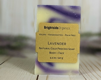 Lavender Cold Process Soap | Lavender Handcrafted Soap | All Natural Soap | Lavender Bar Soap | Lavender Shea Butter Soap