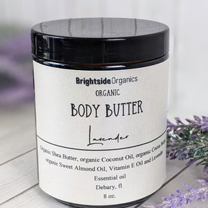 Organic Whipped Body Butter | All Natural Body Butter | Moisturizing Whipped Body Butter | Shea + Cocoa Body Butter