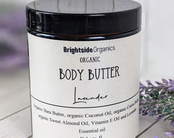 Organic Whipped Body Butter | All Natural Body Butter | Moisturizing Whipped Body Butter | Shea + Cocoa Body Butter